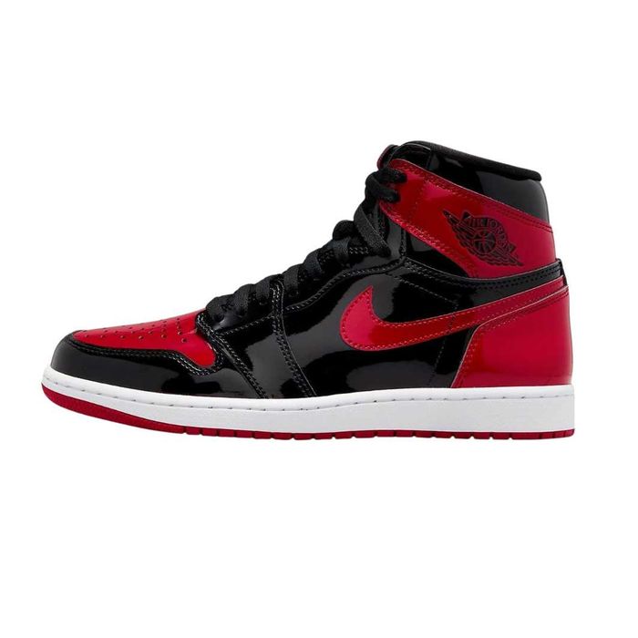 Adidasi Air Jordan 1 Bred Patent - Transport GRATUIT