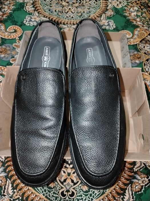 Кожаные мужские макасины 46 го размера