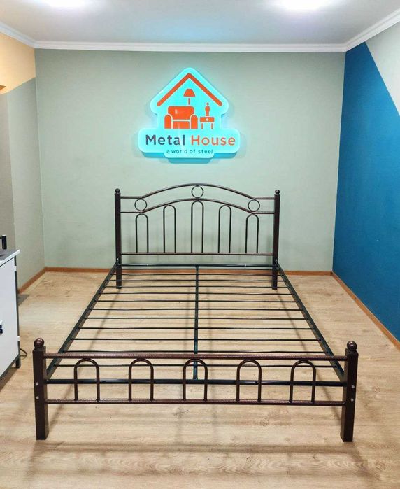Двухспальная кровать металлическая classic