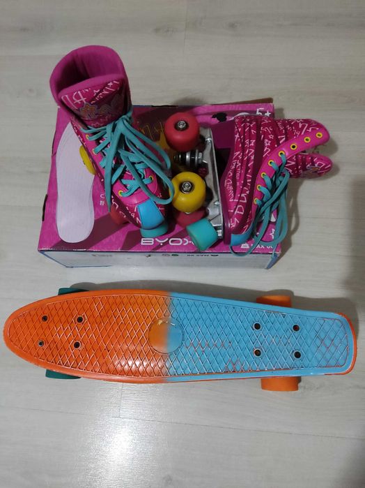 Кънки +Пениборд за деца