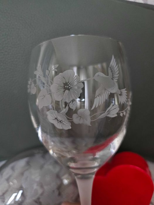 Сватбени чаши с колибри 2 бр