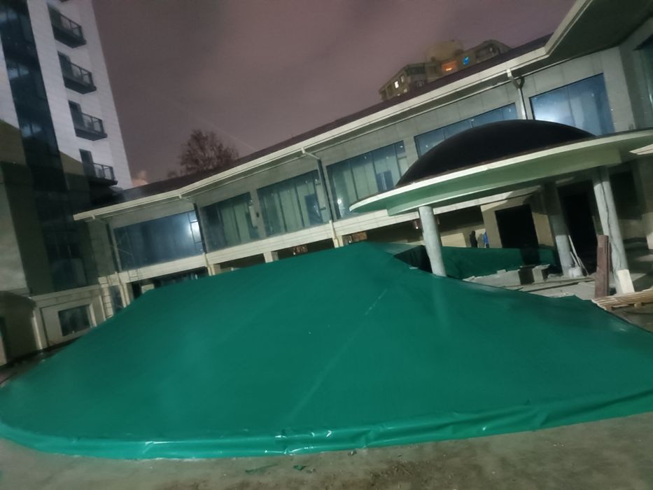 Тент баннер установка киламиз