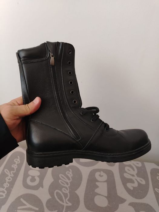 Берцы кожаные, 40 размер