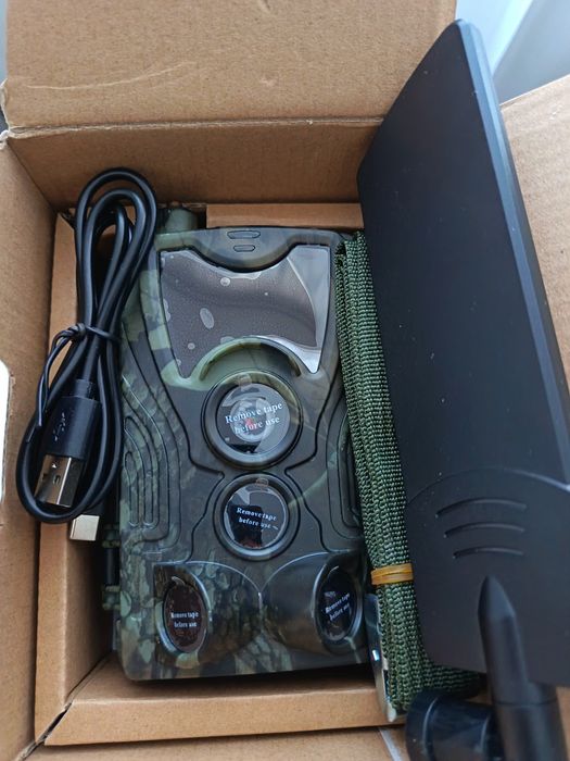 Camera de vânătoare 4 g cu sim și monoclu cu infrarosu