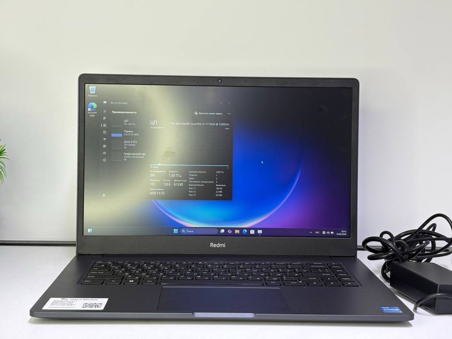 Redmi core i3-11 SSD 256 ram 8 Комплект:ЗУ