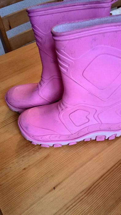 Гумени розови ботуши 30/31 номер и 32/33 номер