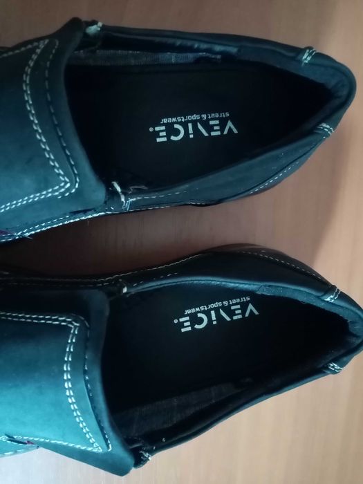 Италиански мъжки велурени ежедневни обувки N43 VENICE