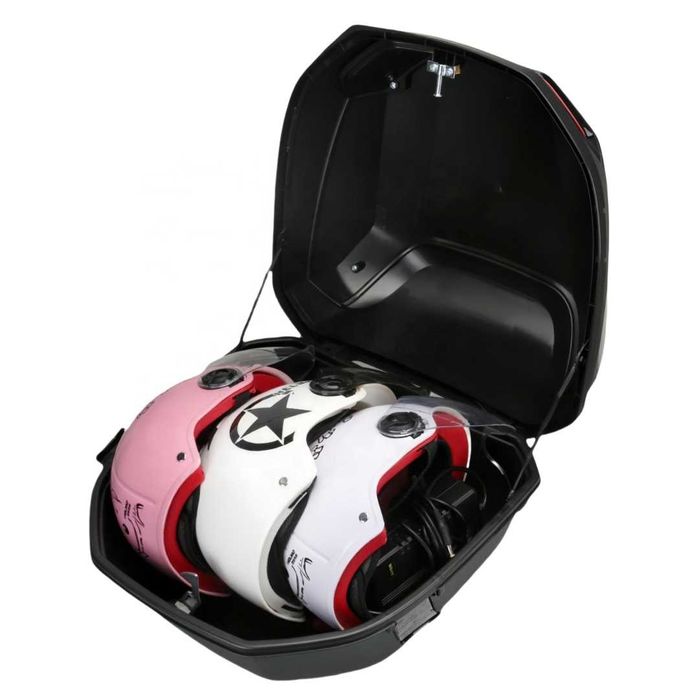 Cutie portbagaj moto/scuter, 39x39x29cm, cu cheie si sistem antifurt