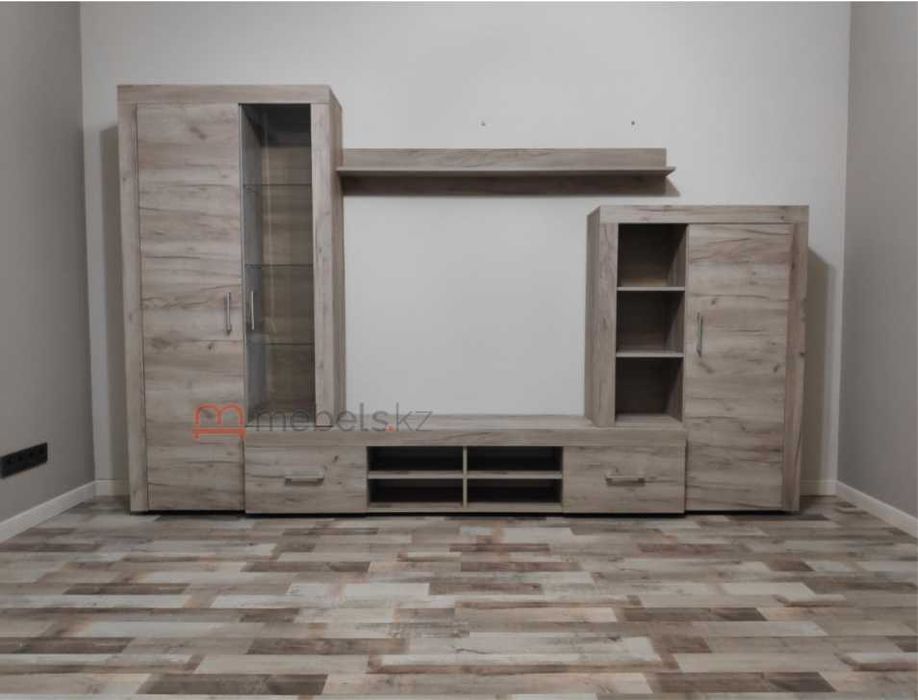 Джерси Гостинная дуб крафт серый