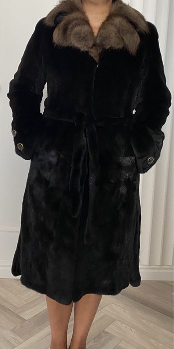 Стриженная норковая шуба
