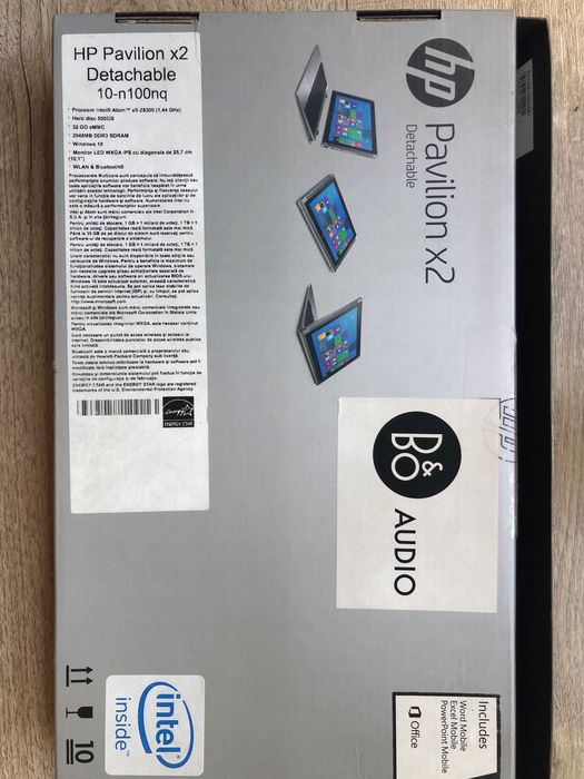 Vind laptop 2 in 1 HP 10 inch cu tastatura magnetica detasabila