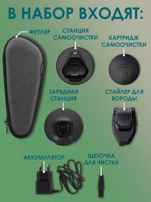 Электробритва для сухого и влажного бритья Philips Series 7000 SkinIQ