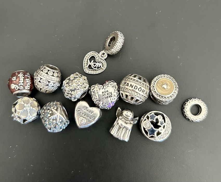 Pandora charms argint, aur