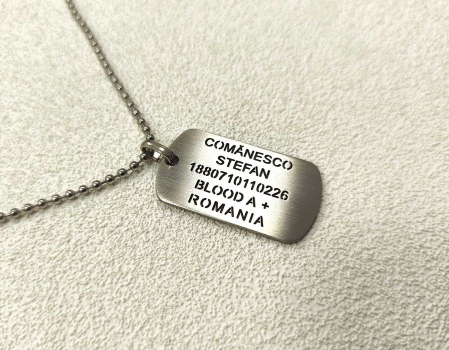 Placute Militare Identificare Personalizate