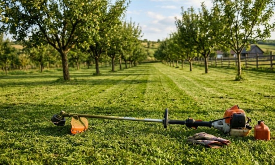 Tuns iarbă, tăiat buruieni și curățare terenuri