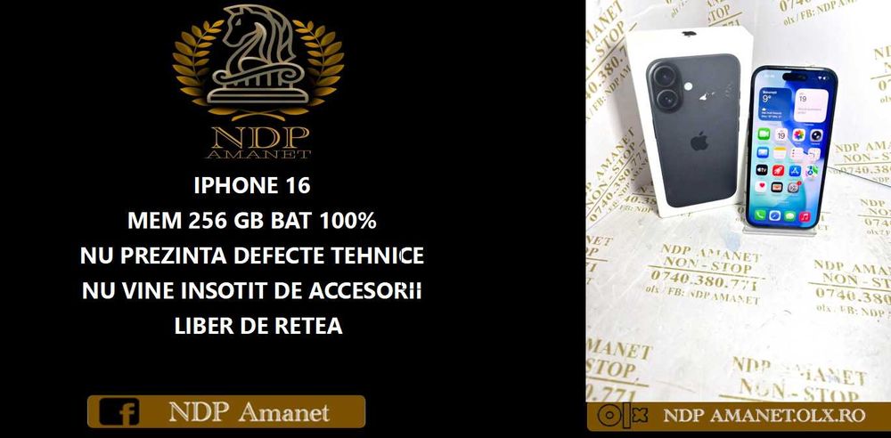NDP Amanet Calea Mosilor 298 IPHONE 16 ( 51575 )
