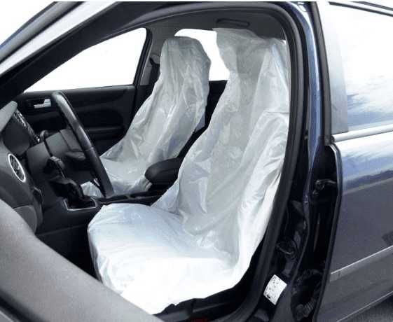 Предпазни полиетиленови калъфи за седалки на кола / автомобил 100 броя