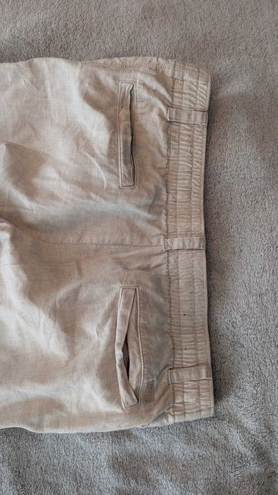 Ленен мъжки панталон Hugo Boss 33-34