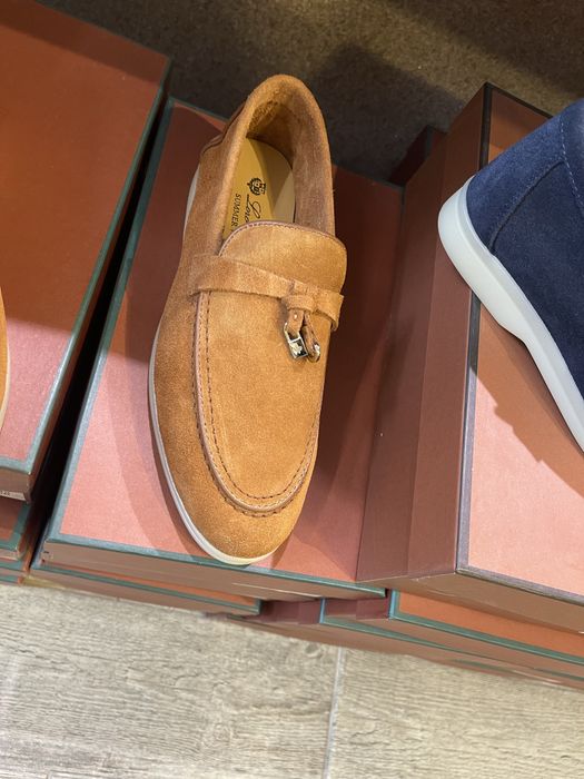 Mocasini Loaferi Loro Piana piele naturala