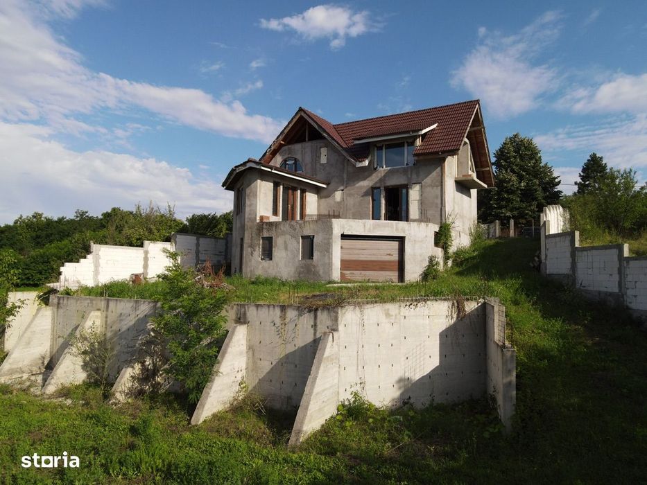 Vând casă în construcție, 303 mp construiți, Măgura D+P+M, jud. Buzău