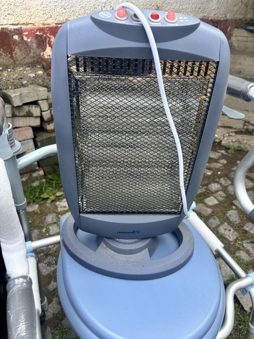 Vând cadru metalic, aeroteram, calorifer electric si scaun cu wc