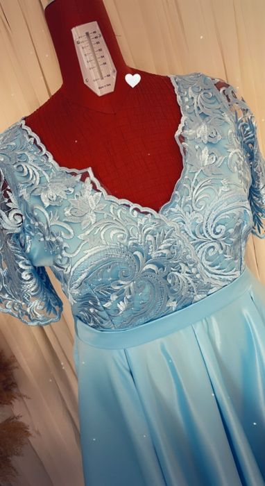 Rochie baby blue de ocazie 54 masura