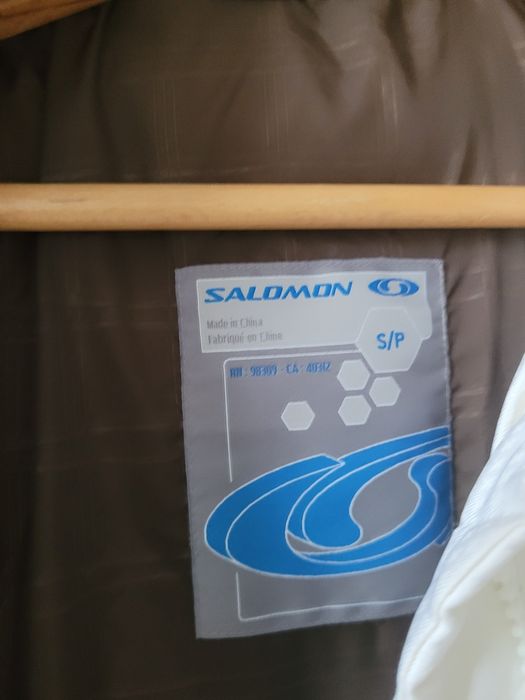 Ски зимно бяло яке Salomon