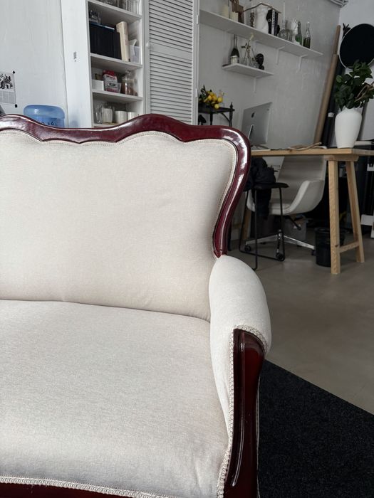 диван софа белый