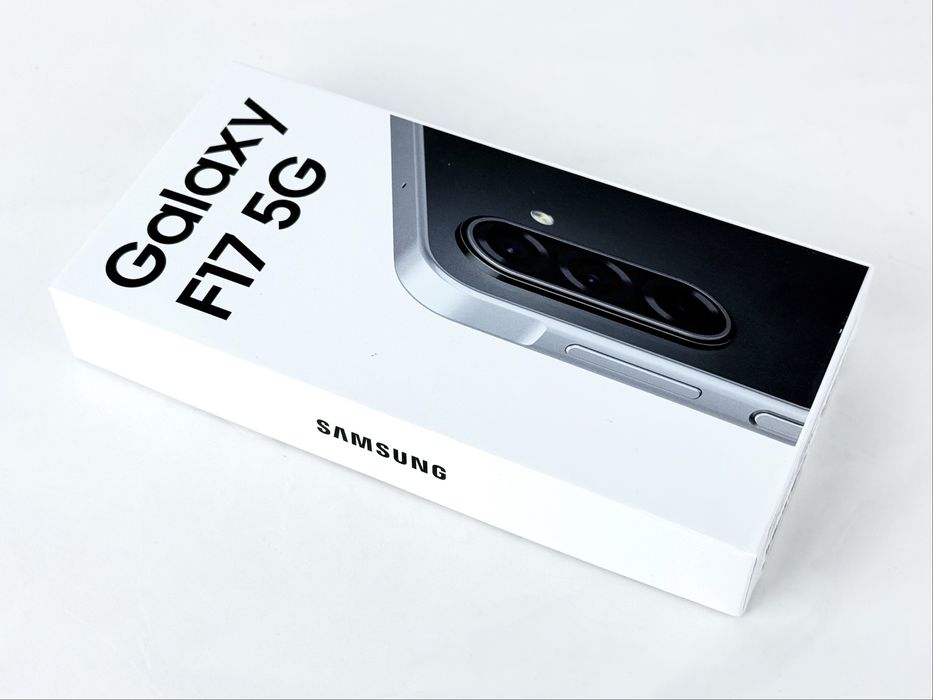 НОВ! Samsung Galaxy F17 5G 128GB 4RAM Neo Black 2г. Гаранция!