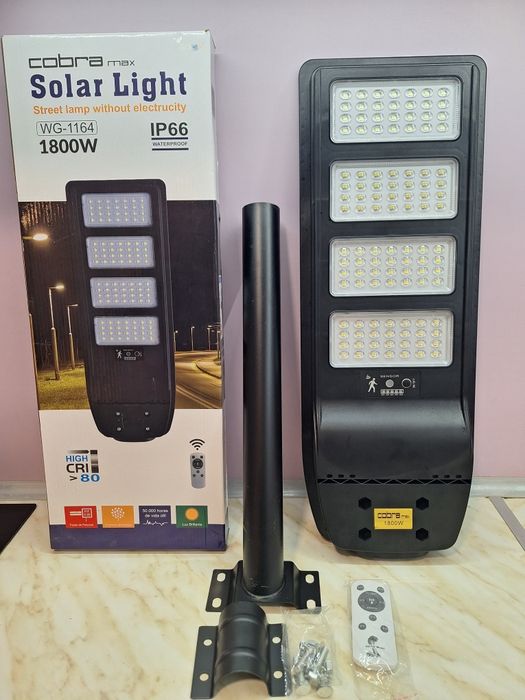 Нови улични соларни лампи COBRA MAX