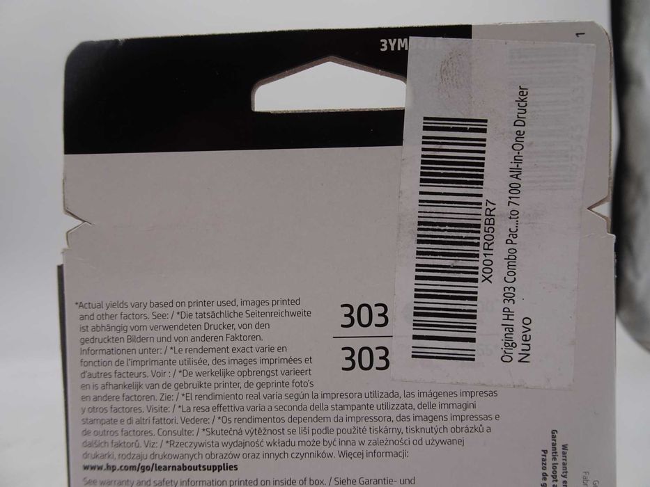 HP 303 Combo 1 x T6N02AE și 1 x T6N01AE pentru imprimanta