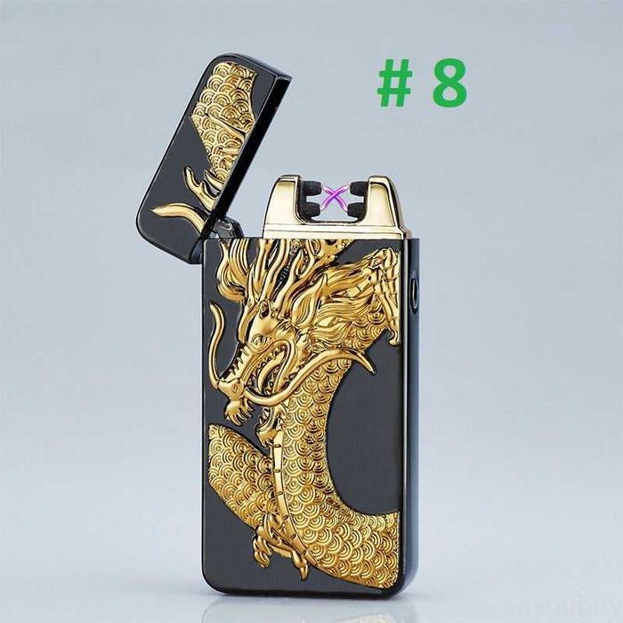 Двойно плазмена електрическа USB ! Метална!