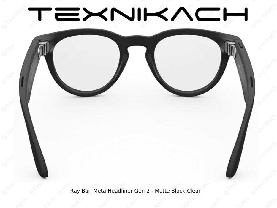 Ray Ban Meta Headliner Gen 2 - Matte Black/Clear