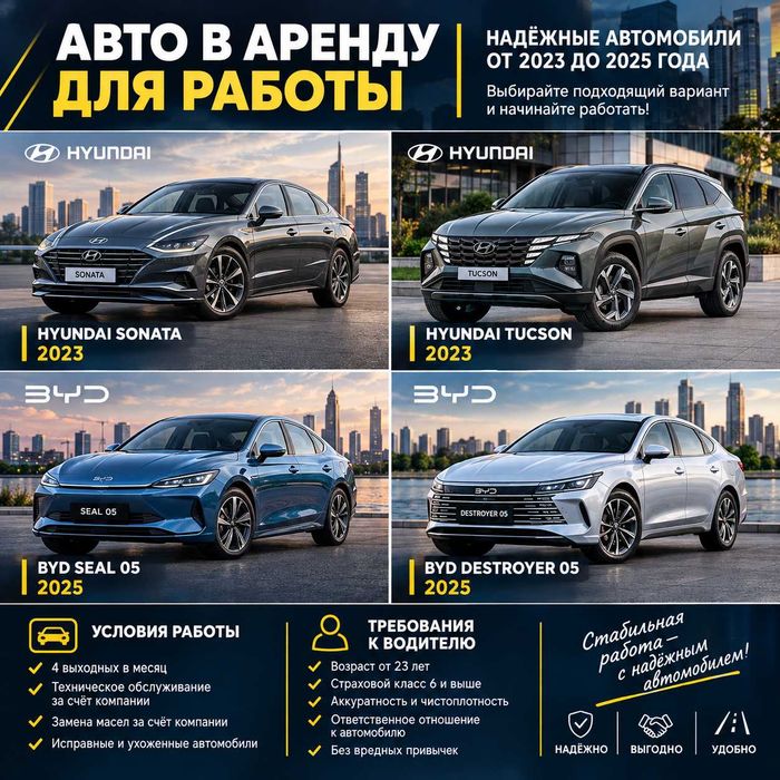 Ищешь авто в аренду для работы в такси ? Тогда тебе к нам! Аренда авто