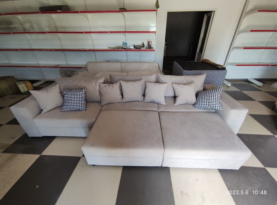 Мягкая мебель диван раскладной угловые на заказ новые дом кафе