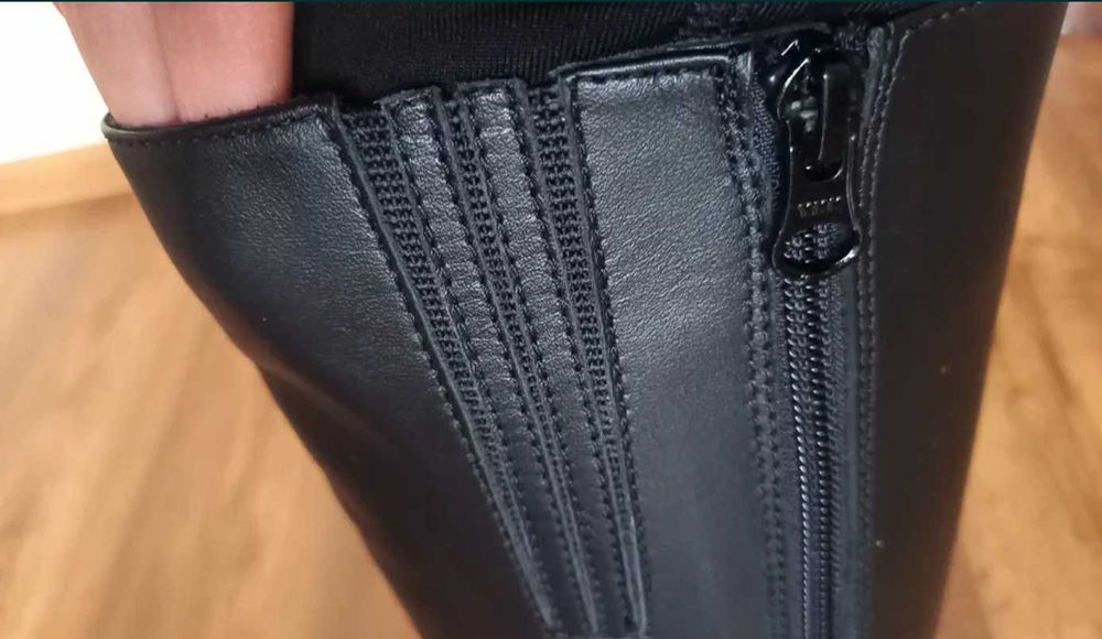 Дамски ботуши от естествена кожа, Daris, 39 номер