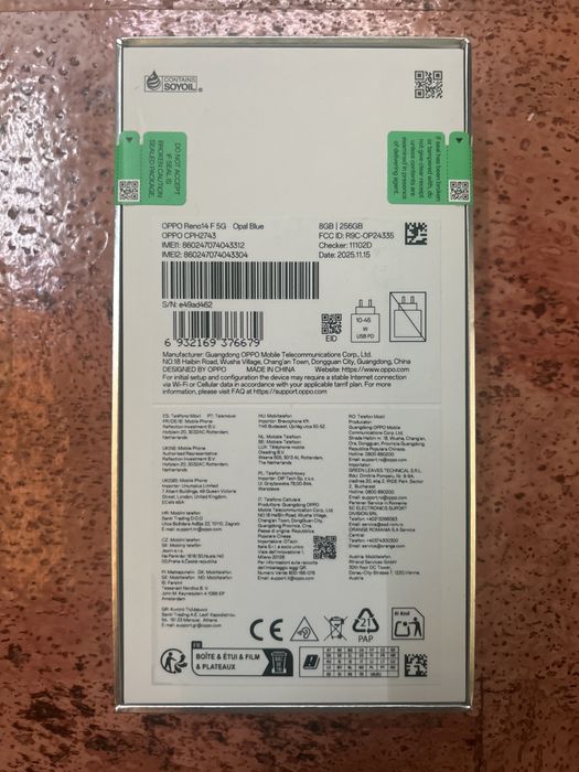 OPPO Reno14 F 5G (Sigilat)