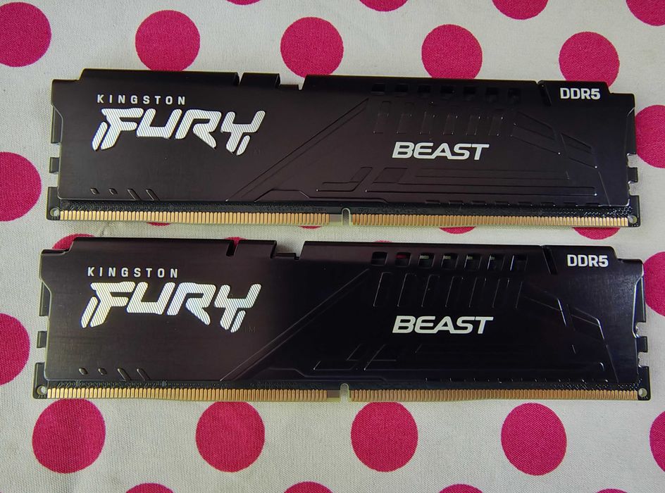 Memorie Ram Kingston FURY Beast 32GB DDR5 5200MHz CL40.