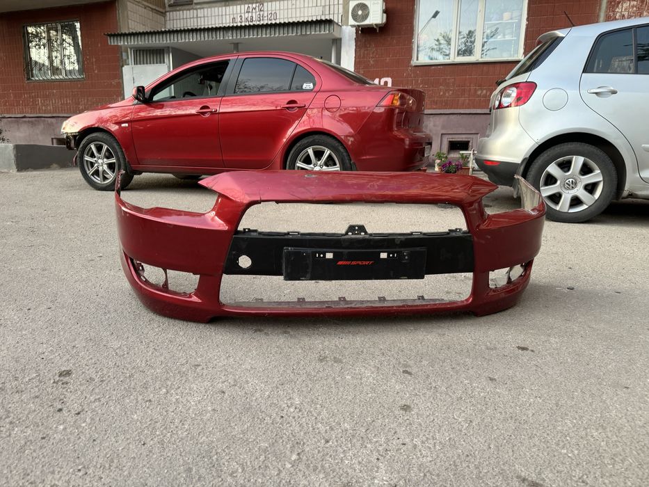 передний бампер на лансер 10/х lancer x