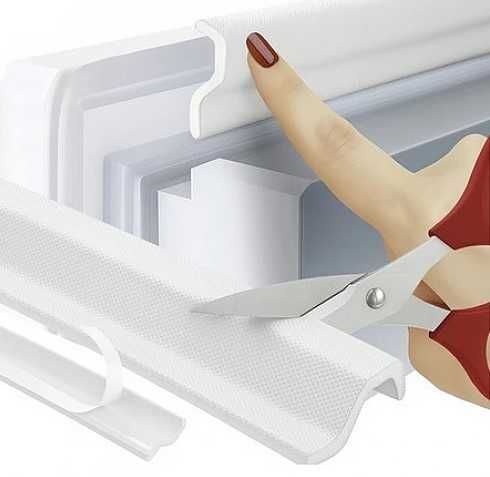 Самозалепващо уплътнение за изолация на прозорци, врати и PVC дограми 400см