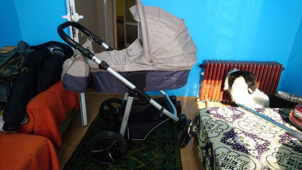 Детска количка със 2 коша