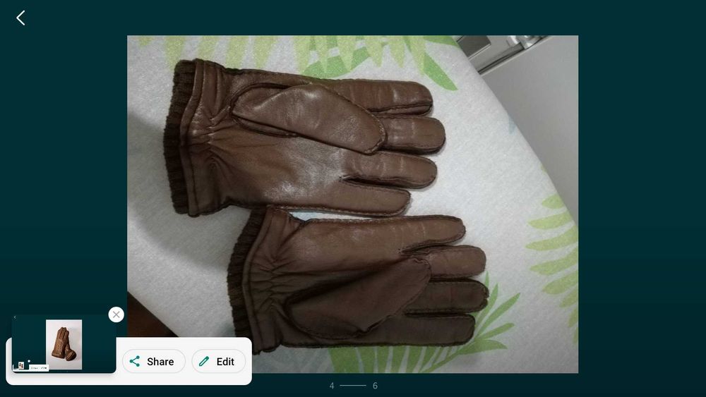 Set Caciula neagra Tricot marca Mango uniSex +++ Manusi piele maro