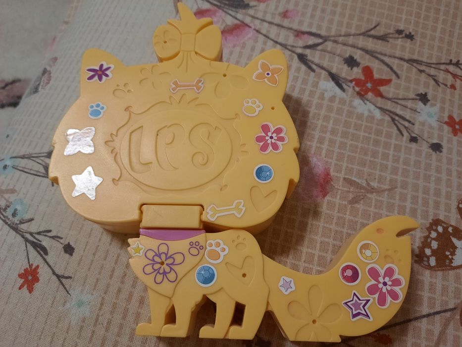 Pisica galbena little pets shop