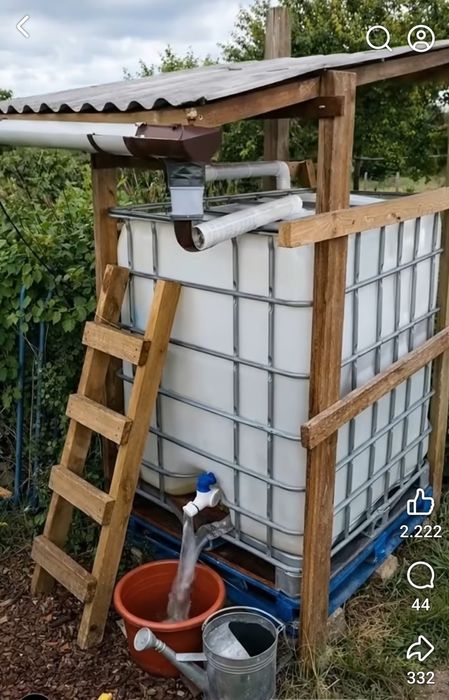 Cub irigat depozitat apa cereale