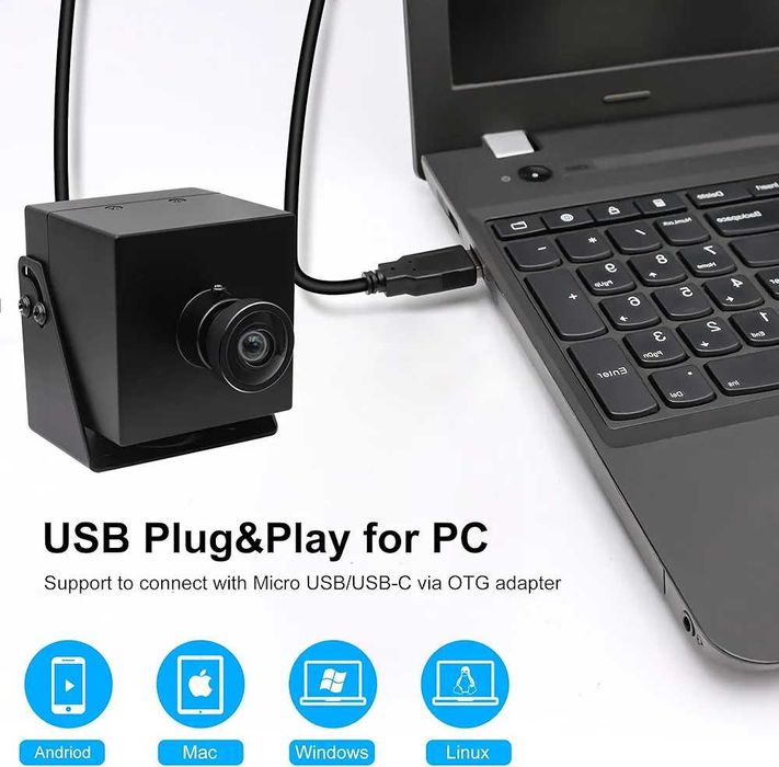 4K Webcam HDMI USB 8mp - livestreaming (Tiktok, facebook, videochat)