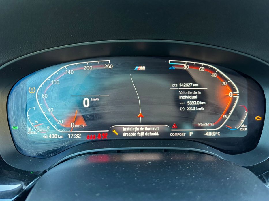 Bmw 520d facelift avariat