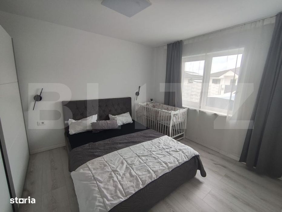 Duplex pe un singur nivel, Nojorid – complet mobilat si utilat