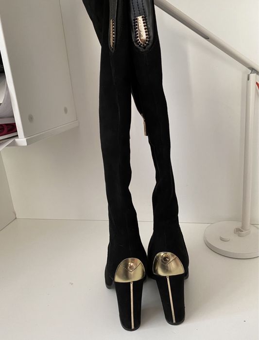 Замшевые испанские сапоги 39 размер