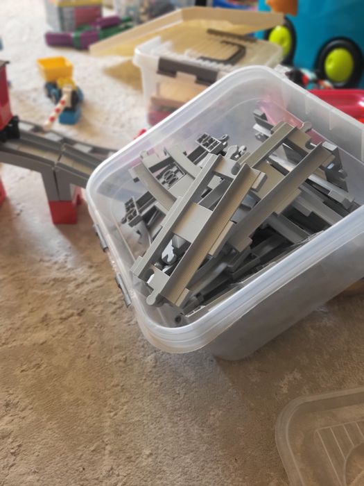 Паровоз с составом и рельсами, Lego Duplo