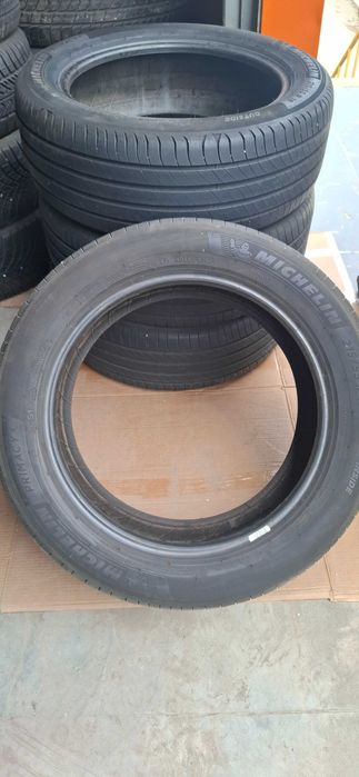 4бр. 215/55/18 Michelin 6.3mm грайфер, дот 21г. Предлагаме монтаж +++